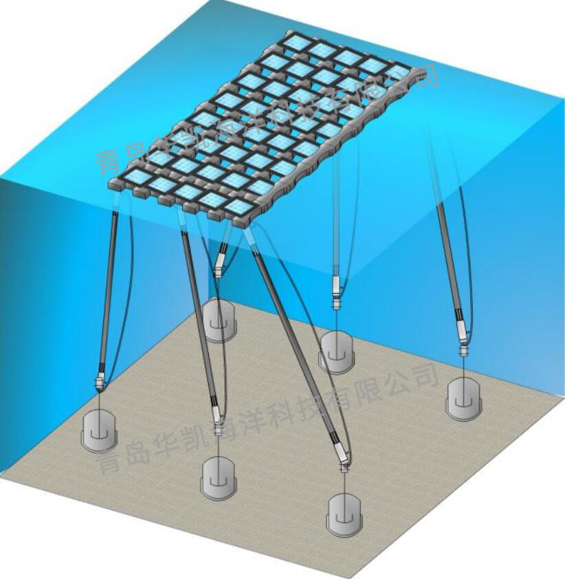 彈性錨索-水上光伏平臺系泊系統